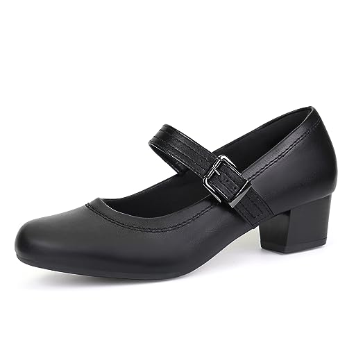 Ortho+rest Damen Mary Janes Pumps für Hallux Valgus Orthopädische Kleid Schuhe Low Chunky Heels Arbeit Pumpen...