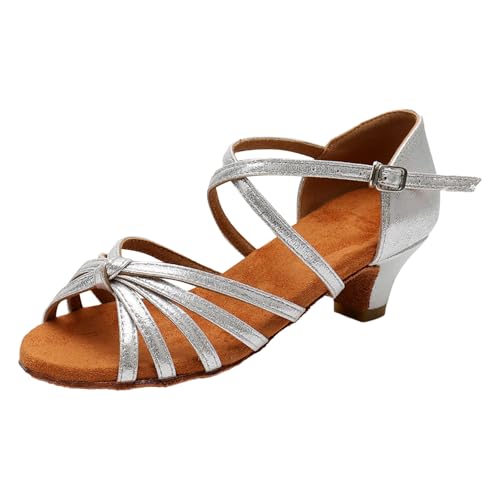 50Er Jahre Schuhe Damen, Tanzschuhe Damen Balerina Glitzer Pumps - Tango Absatzschuhe Abend Ballsaal Formale Schuhe Mode...