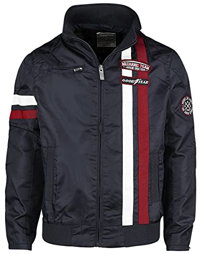 Goodyear Indiana Männer Übergangsjacke navy XL 100% Nylon Biker, Rockabilly, Rockwear, Streetwear